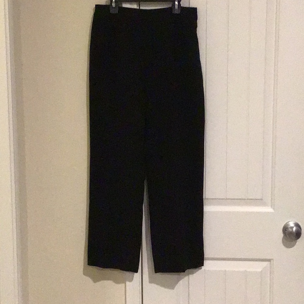 Black wide leg pants